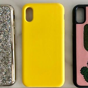 iPhone X case - yellow.